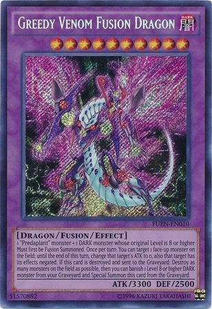 Greedy Venom Fusion Dragon - FUEN-EN010 - Secret Rare - Unlimited available at 401 Games Canada