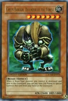 Green Baboon, Defender of the Forest - JUMP-EN014 - Ultra Rare available at 401 Games Canada