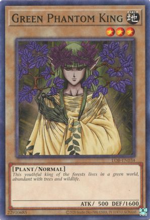 Green Phantom King - LOB-EN034 - Common - Unlimited Worldwide available at 401 Games Canada