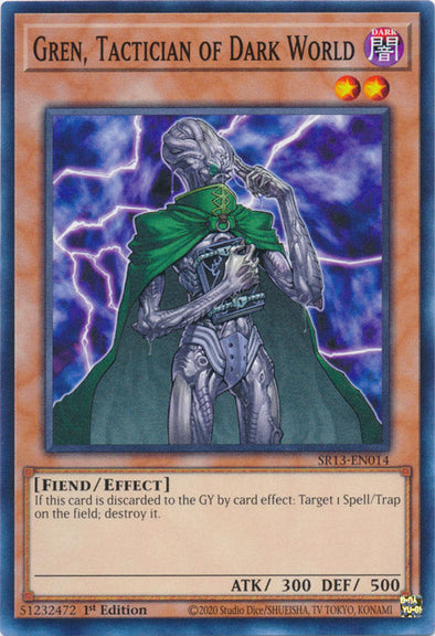 Gren, Tactician of Dark World - SR13-EN014 - Common - 1st Edition available at 401 Games Canada