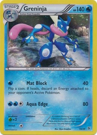 Greninja - 14/39 - Holo available at 401 Games Canada