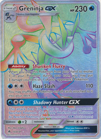 Greninja GX - 133/131 - Hyper Rare available at 401 Games Canada