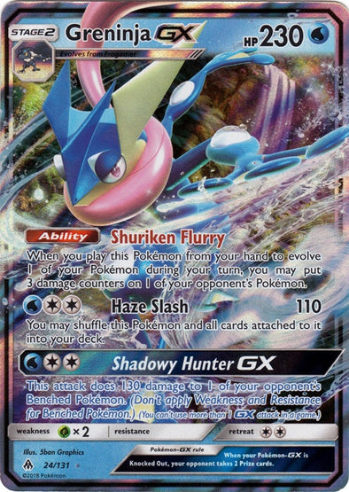 Greninja GX - 24/131 - Ultra Rare available at 401 Games Canada