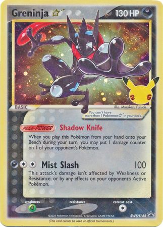 Greninja Star - SWSH144 - Promo available at 401 Games Canada