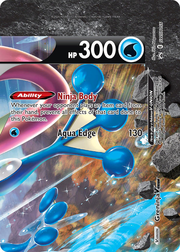 Greninja V-UNION - SWSH156 - Promo available at 401 Games Canada