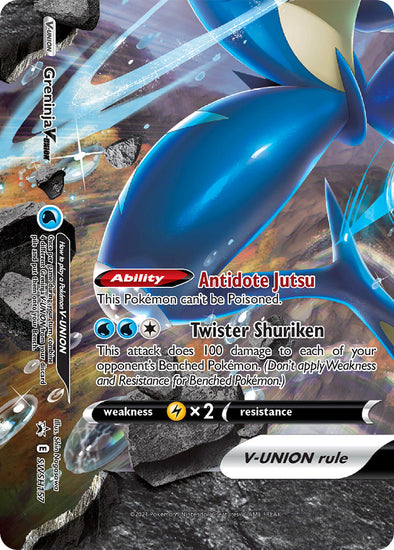 Greninja V-UNION - SWSH157 - Promo available at 401 Games Canada