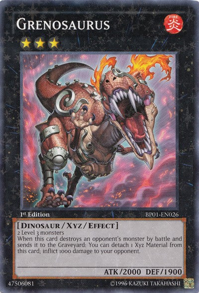 Grenosaurus - BP01-EN026 - Starfoil Rare - 1st Edition available at 401 Games Canada