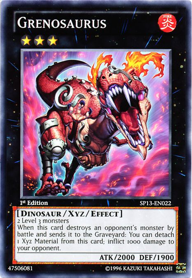 Grenosaurus - SP13-EN022 - Starfoil Rare - 1st Edition available at 401 Games Canada