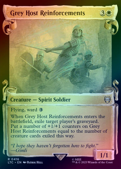 401 Games Canada - Grey Host Reinforcements - Scroll Showcase (Foil) (LTC) 401 Games Canada - Grey Host Reinforcements - Scroll Showcase (Foil) (LTC)
