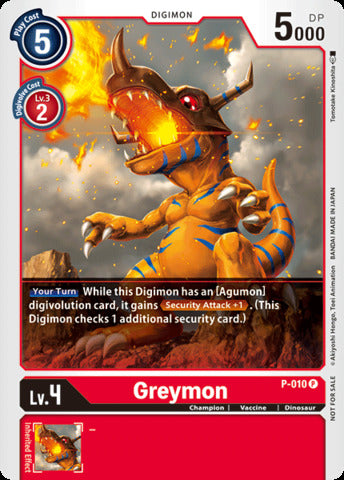 Greymon - P-010 - Promo available at 401 Games Canada