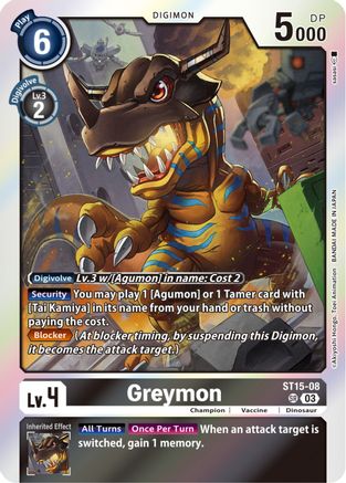 Greymon - ST15-08 - Super Rare available at 401 Games Canada