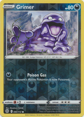 Grimer - 084/172 - Common - Reverse Holo available at 401 Games Canada