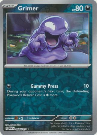 Grimer - 088/165 - Common - Reverse Holo available at 401 Games Canada
