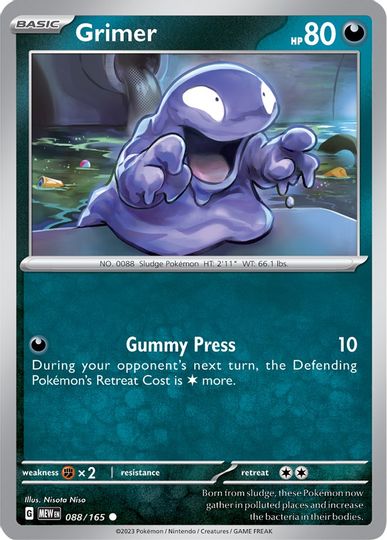 Grimer - 088/165 - Common available at 401 Games Canada