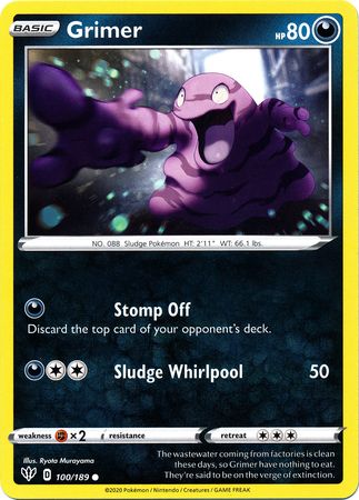 Grimer - 100/189 - Common available at 401 Games Canada