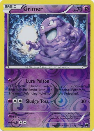 Grimer - 45/116 - Common - Reverse Holo available at 401 Games Canada