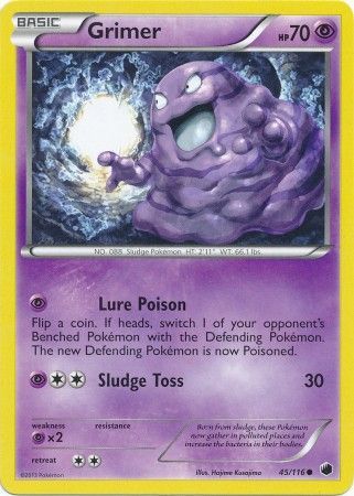 Grimer - 45/116 - Common available at 401 Games Canada