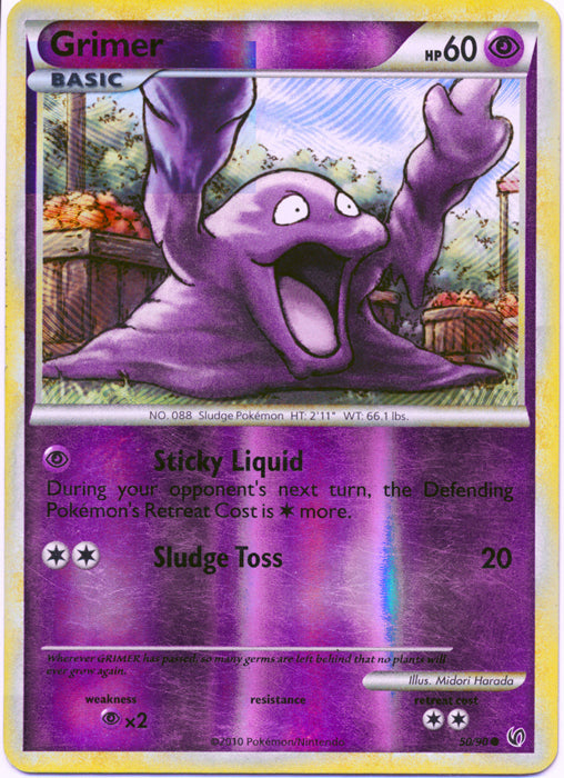 Grimer - 50/90 - Common - Reverse Holo available at 401 Games Canada