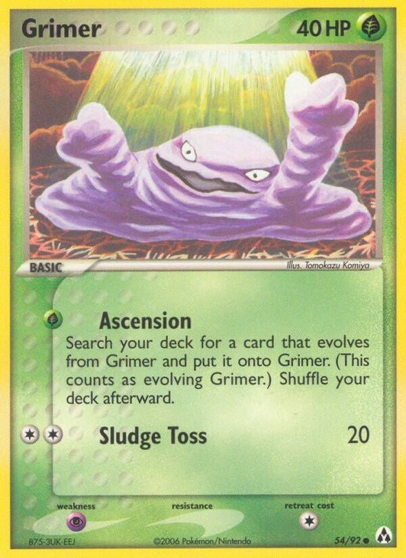 Grimer - 54/92 - Common available at 401 Games Canada