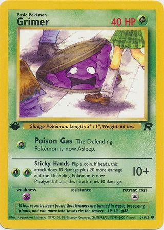 Grimer - 57/82 - Common - 1st Edition available at 401 Games Canada