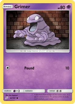 Grimer - 62/181 - Common available at 401 Games Canada