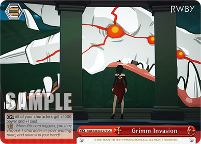 Grimm Invasion - RWBY/WX03-E075 - Climax Common available at 401 Games Canada