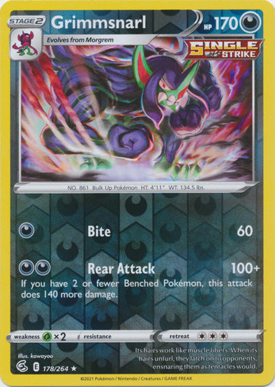 Grimmsnarl - 178/264 - Holo Rare - Reverse Holo available at 401 Games Canada