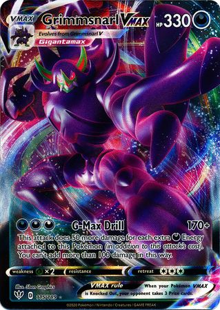 Grimmsnarl VMAX - 115/189 - Ultra Rare available at 401 Games Canada