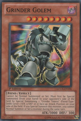 Grinder Golem - LCGX-EN196 - Common - 1st Edition available at 401 Games Canada