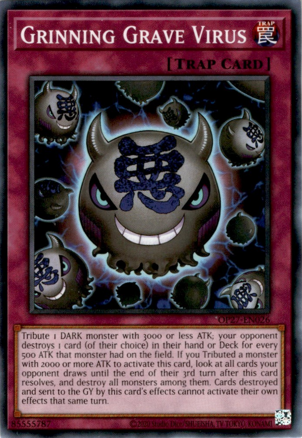 Grinning Grave Virus - OP27-EN026 - Common - Unlimited