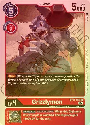 Grizzlymon (Foil) - BT11-010 - Common available at 401 Games Canada