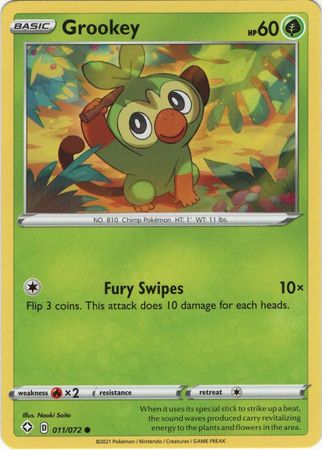 Grookey - 011/072 - Common available at 401 Games Canada