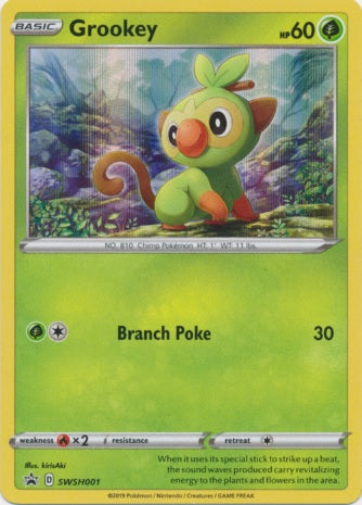 Grookey - SWSH001 - Promo available at 401 Games Canada