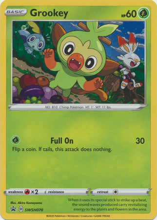 Grookey - SWSH070 - Holo available at 401 Games Canada