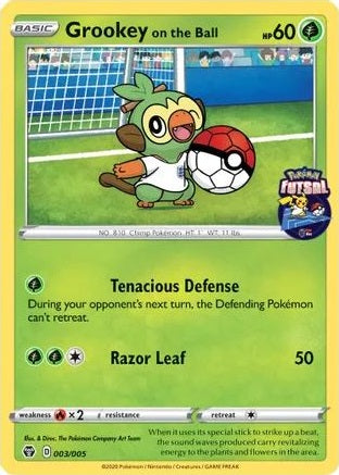 Grookey on the Ball - 003/005 - Futsal Promo available at 401 Games Canada