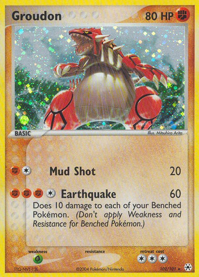 Groudon - 102/101 - Ultra Rare available at 401 Games Canada