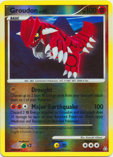 Groudon - 29/146 - Rare - Reverse Holo available at 401 Games Canada