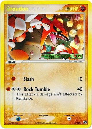 Groudon - 5/106 - Holo Rare - Reverse Holo available at 401 Games Canada