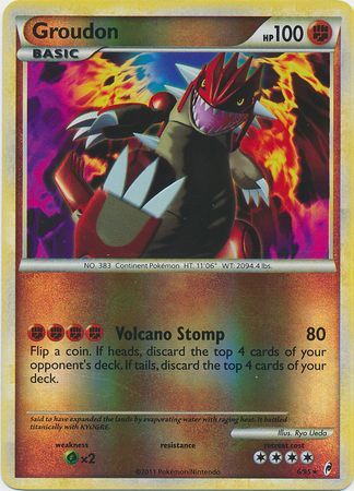 Groudon - 6/95 - Holo Rare - Reverse Holo available at 401 Games Canada