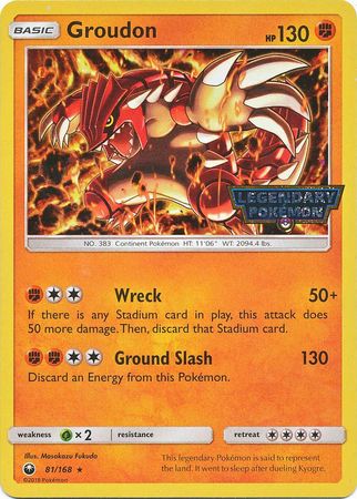 Groudon - 81/168 - Alternate Holo - Promo (Legendary Pokemon) available at 401 Games Canada