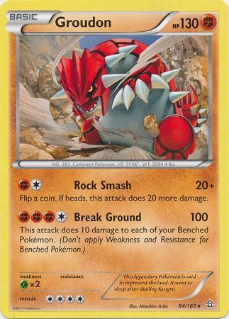 Groudon - 84/160 - Rare available at 401 Games Canada