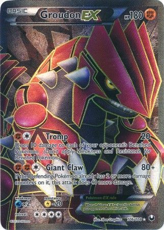 Groudon EX - 106/108 - Full Art Ultra Rare available at 401 Games Canada