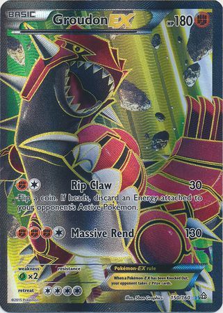 Groudon EX - 150/160 - Full Art Ultra Rare available at 401 Games Canada