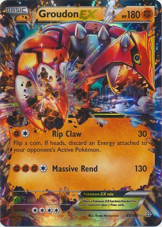 Groudon EX - 85/160 - Ultra Rare available at 401 Games Canada