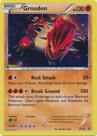 Groudon - XY52- Holo Promo available at 401 Games Canada