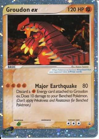 Groudon ex - 002 - Ultra Rare (Foil) available at 401 Games Canada