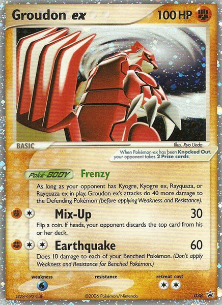 Groudon エメラルド版 80HP ポケモンカード 401 Games Canada - Groudon ex - 038 - Ultra Rare