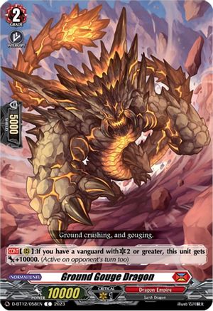 Ground Gouge Dragon - D-BT12/058EN - Common available at 401 Games Canada