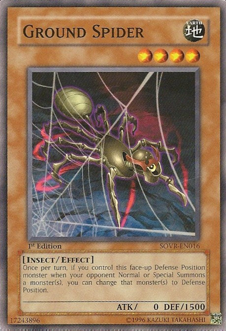 Ground Spider - SOVR-EN016 - Common - 1st Edition available at 401 Games Canada
