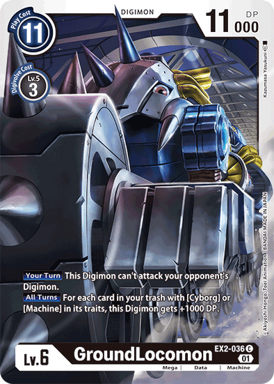 GroundLocomon - EX2-036 - Common available at 401 Games Canada